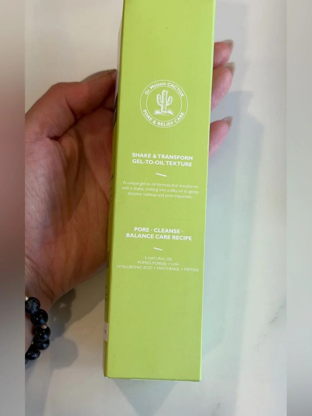NIB DR.MELAXIN Dr.Melaxin Cactox Pore Relief Scrub Cleansing Oil 140ml